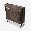 Dark Mahogany Folding Hotel Crib Bed